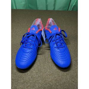 Adidas Predator 19.4 FxG J Blue/silver-Soccer Shoes Size 5 ( CM8541)